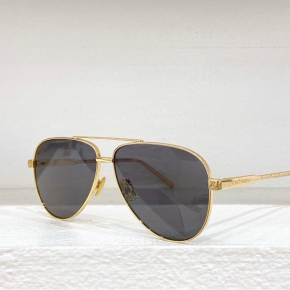 Louis Vuitton Gold and Black Aviator Sunglasses - Picture 1 of 1